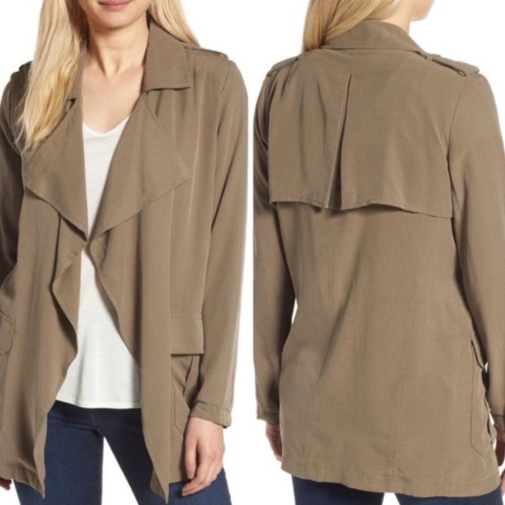 Trouvé Drape Front Lightweight Jacket